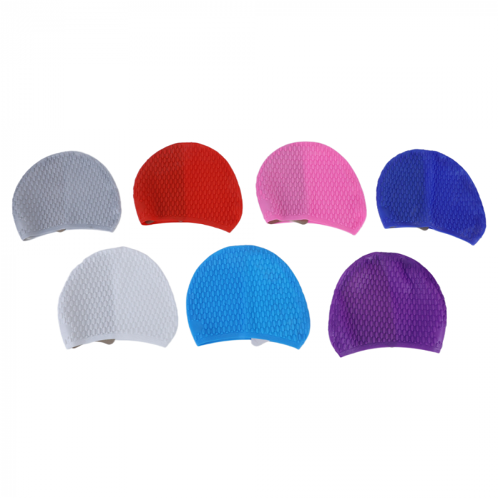 GORRA NATACION SILICONA C/PUNTOS P/FUERA COL SURTIDOS MS-1095