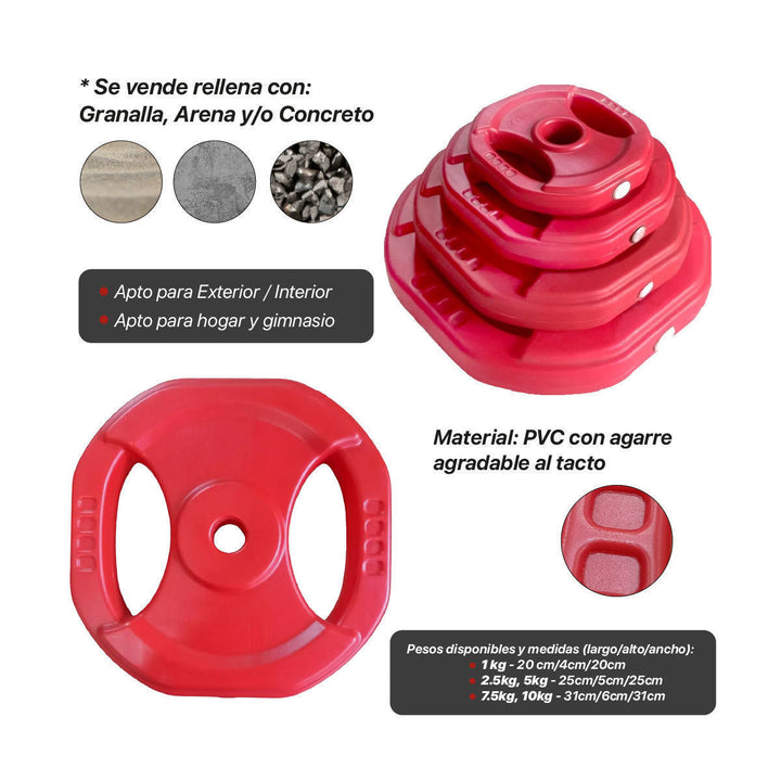 Discos de PVC 7.5kg