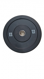 DISCO OLIMPICO BUMPER GOMA 25K NEGRO