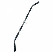 BARRA DORSALERA CON ESTRIBOS PARA POLEA CROMADA 91CM BA-13