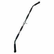 BARRA DORSALERA CON ESTRIBOS PARA POLEA CROMADA 91CM BA-13
