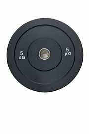 DISCO OLIMPICO BUMPER GOMA 5K NEGRO