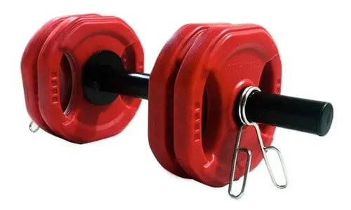 Mancuerna c/topes material PVC