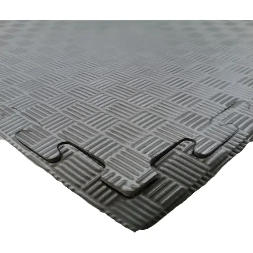Tatami goma de EVA | Piso Deportivo Reversible, Antigolpes y Antideslizante 10mm - con borde