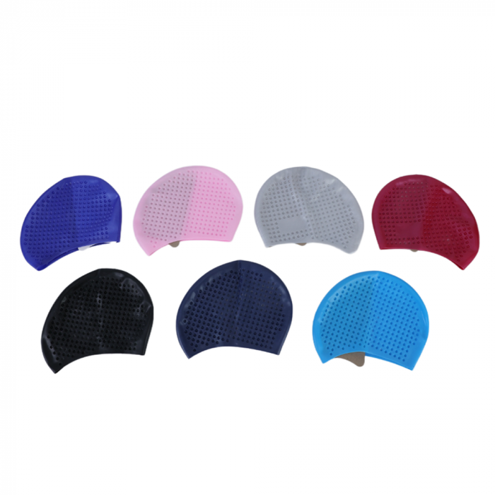 GORRA NATACION SILICONA C/PUNTOS P/DENTRO MS-1096