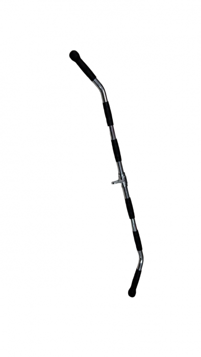 BARRA DORSALERA PARA POLEA CROMADA 120CM BA-11