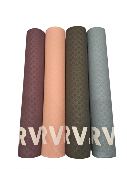 YOGA MAT 8MM TPE DOBLE COLOR
